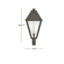 Hinkley Endsley Outdoor Large Post Mount Lantern Alternative Image 1