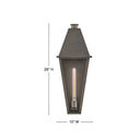 Hinkley Endsley Outdoor Large Wall Mount Lantern - Alternative Image 28860BLB Alternative Image 1