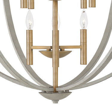 Hinkley Euclid Double XL Three Tier Orb Pendant Alternative Image 1