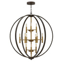 Hinkley Euclid Double XL Three Tier Orb Pendant Alternative Image 3