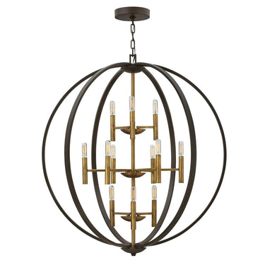 Hinkley Euclid Double XL Three Tier Orb Pendant Alternative Image 3