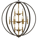 Hinkley Euclid Double XL Three Tier Orb Pendant Alternative Image 4