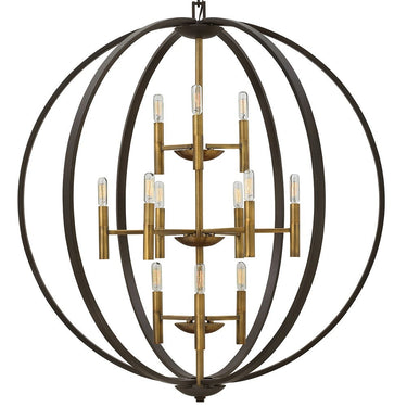 Hinkley Euclid Double XL Three Tier Orb Pendant Alternative Image 4