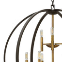 Hinkley Euclid Double XL Three Tier Orb Pendant Alternative Image 5