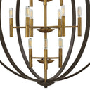 Hinkley Euclid Double XL Three Tier Orb Pendant Alternative Image 6