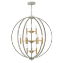 Hinkley Euclid Double XL Three Tier Orb Pendant 