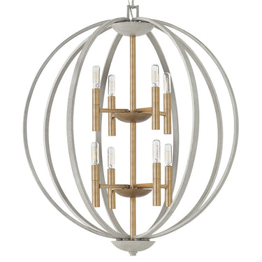 Hinkley Euclid Medium Two Tier Orb Pendant Alternative Image 1