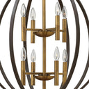 Hinkley Euclid Medium Two Tier Orb Pendant Alternative Image 7