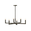 Hinkley Ezra Small Six Light Linear Pendant Alternative Image 2