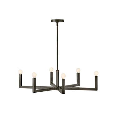 Hinkley Ezra Small Six Light Linear Pendant Alternative Image 2