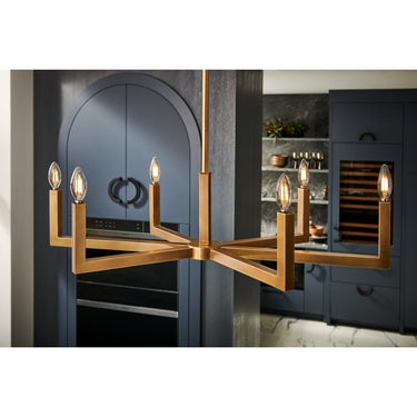 Hinkley Ezra Small Six Light Linear Pendant Alternative Image 6