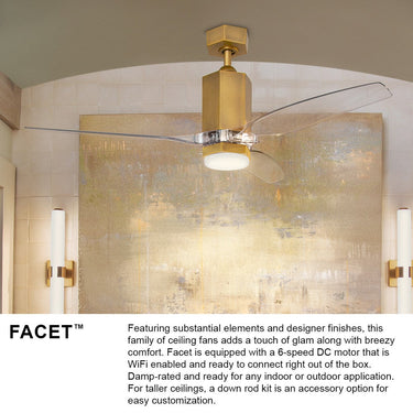 Hinkley Facet 52" LED Smart Fan Alternate Image-17