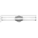 Hinkley Facet Large LED Vanity Wall Sconce - HL51152 Alternative Image 15