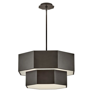 Hinkley Facet Medium Convertible Chandelier Alternative Image 4