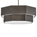 Hinkley Facet Medium Convertible Chandelier in Black Oxide Finish Alternative Image 4