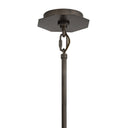 Hinkley Facet Medium Convertible Chandelier in Black Oxide Finish Alternative Image 5