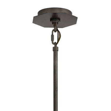 Hinkley Facet Medium Convertible Chandelier in Black Oxide Finish Alternative Image 5