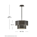 Hinkley Facet Medium Convertible Flush Mount Alternative Image 1