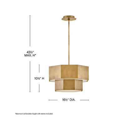 Hinkley Facet Medium Convertible Flush Mount Alternative Image 7
