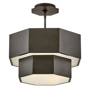 Hinkley Facet Medium Convertible Flush Mount 