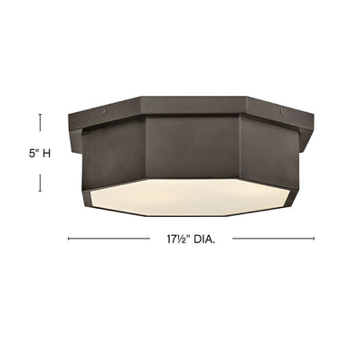 Hinkley Facet Medium Flush Mount Alternative Image 1