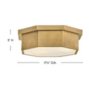 Hinkley Facet Medium Flush Mount Alternative Image 7