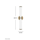 Hinkley Femi Medium LED Vanity Wall Sconce Alternative Image 10