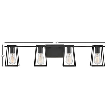 Hinkley Filmore Large Four Light Vanity Wall Sconce Alternative Image 6