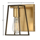 Hinkley Filmore Small Single Light Vanity Wall Sconce Alternative Image 13