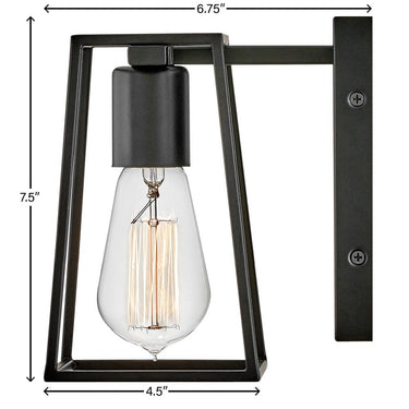 Hinkley Filmore Small Single Light Vanity Wall Sconce Alternative Image 6