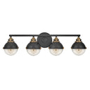 Hinkley Fletcher Large Four Light Vanity Wall Sconce 