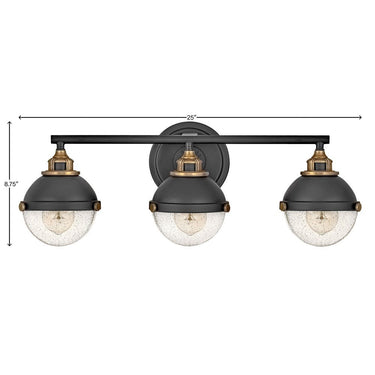 Hinkley Fletcher Medium Three Light Vanity Wall Sconce Alternative Image 1