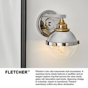Hinkley Fletcher Small Single Light Vanity Wall Sconce Alternative Image 11