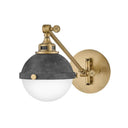 Hinkley Fletcher Small Swing Arm Single Light Sconce 