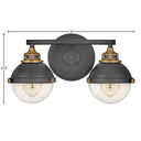 Hinkley Fletcher Small Two Light Vanity Wall Sconce Alternative Image 1