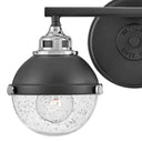Hinkley Fletcher Small Two Light Vanity Wall Sconce in Black Finish Alternative Image 5