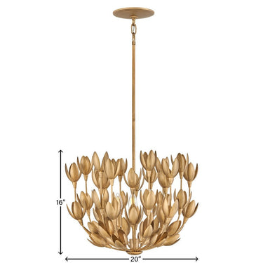 Hinkley Flora Medium Convertible Semi-Flush Mount Alternative Image 3