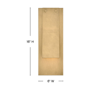 Hinkley Fold Outdoor Medium Wall Mount Lantern Alternative Image 7