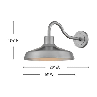 Hinkley Forge Alternative Image 12.5" High Outdoor Large Wall Mount Barn Light Alternative Image 1
