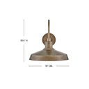 Hinkley Forge Alternative Image 16.5" High Outdoor Large Wall Mount Barn Light Alternative Image 9