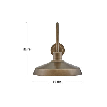 Hinkley Forge Alternative Image 17.5" High Outdoor Large Wall Mount Barn Light Alternative Image 6