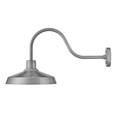 Hinkley Forge 17.5" High Outdoor Large Wall Mount Barn Light 