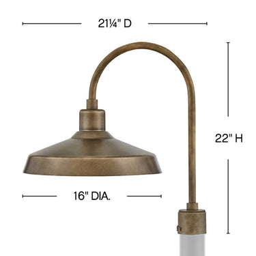 Hinkley Forge Outdoor Large Post Mount Lantern Alternative Image 11