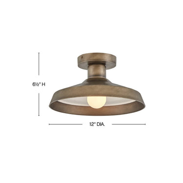 Hinkley Forge Outdoor Small Flush Mount Alternative Image 5