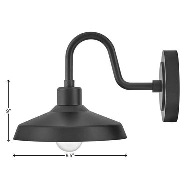 Hinkley Forge Outdoor Small Wall Mount Barn Light Alternative Image 2
