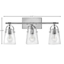 Hinkley Foster Medium Three Light Vanity Wall Sconce Alternative Image 11