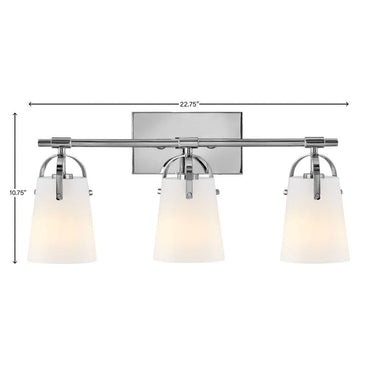 Hinkley Foster Medium Three Light Vanity Wall Sconce Alternative Image 23