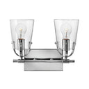 Hinkley Foster Small Two Light Vanity Wall Sconce Alternative Image 10
