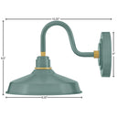 Hinkley Foundry Alternative Image 9.5" Classic Outdoor Small Wall Mount Barn Light Alternative Image 13