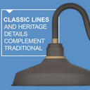 Hinkley Foundry Alternative Image 9.5" Classic Outdoor Small Wall Mount Barn Light Alternative Image 7